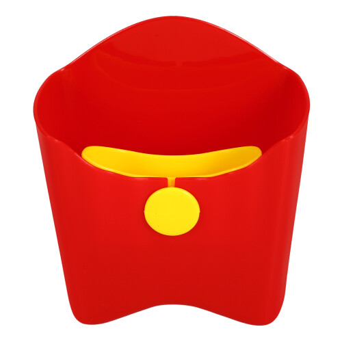 2Stk Wiederverwendbare Snackboxen Mit Rotem Design Aus PP Kunststoff 2