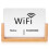 4Ud Señal WiFi Acrílica Para Escritorio Con Base De Madera Multicolor 2