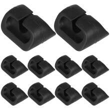 24Stk Kabelclips Schwarz Silikon Klebepad Kabelorganizer Für Kabel