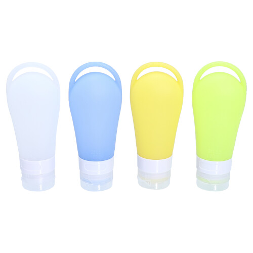 12Stk Leichte Silikon Kosmetikflaschen Shampoo Cremespender