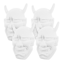 12Stk DIY Party Masken Aus Weißem PVC Für Cosplay Und Fasching