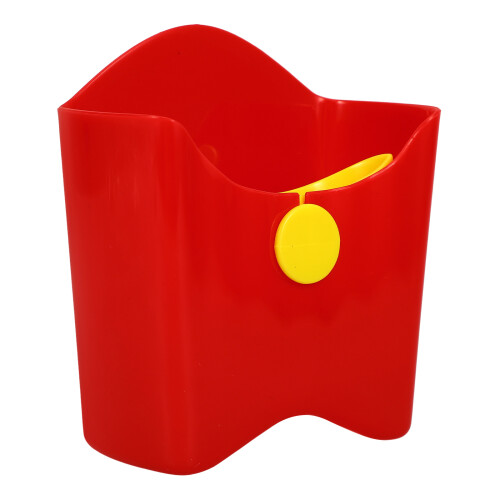 2Stk Wiederverwendbare Snackboxen Mit Rotem Design Aus PP Kunststoff 1