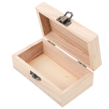 5Stk Holz Schmuckbox Hellgelb Dekorativer Schmuckhalter Mit Verschluss