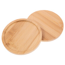 8Stk Holzplatten Servierteller Khaki Für Getränke & Snacks
