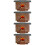 4Stk Retro Harz, Herzförmiger Desktop Pflanzer, Rot 8