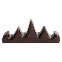 2Stk Holz Pinselhalter Kaffeebraun Für Kalligrafie Und Pinsellagerung
