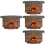 4Stk Retro Harz, Herzförmiger Desktop Pflanzer, Rot 6