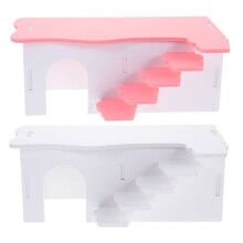 4Stk Robustes PVC Hamsterhaus Bunt Kleintier - Und Versteckhaus