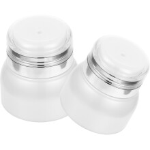 6Stk Reisebehälter Weiß Airless Pump Für Kosmetik Und Hautpflege