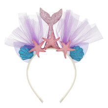 3Stk Kostüm Haarband Mehrfarbig Festaccessoire