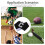 15Ud Convenientes En Nylon Negro Para Deportes 6