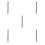 5Stk Wasserfester Brauenstift Light Brown, Schweißresistent, Handlich 6