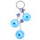 Langlebiger Evil Eye Bag Keychain Kunststoff Metall 4