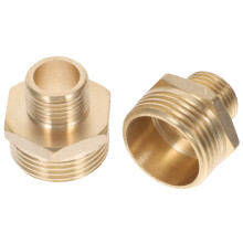 10Stk Messing Rohrverbinder /2 Für Gartenschlauch Golden