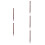 5Stk Wasserfester Brauenstift Light Brown, Schweißresistent, Handlich 5
