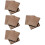 4Sets Metall Nougatbackform Set Für Kuchen Und Dessert 7