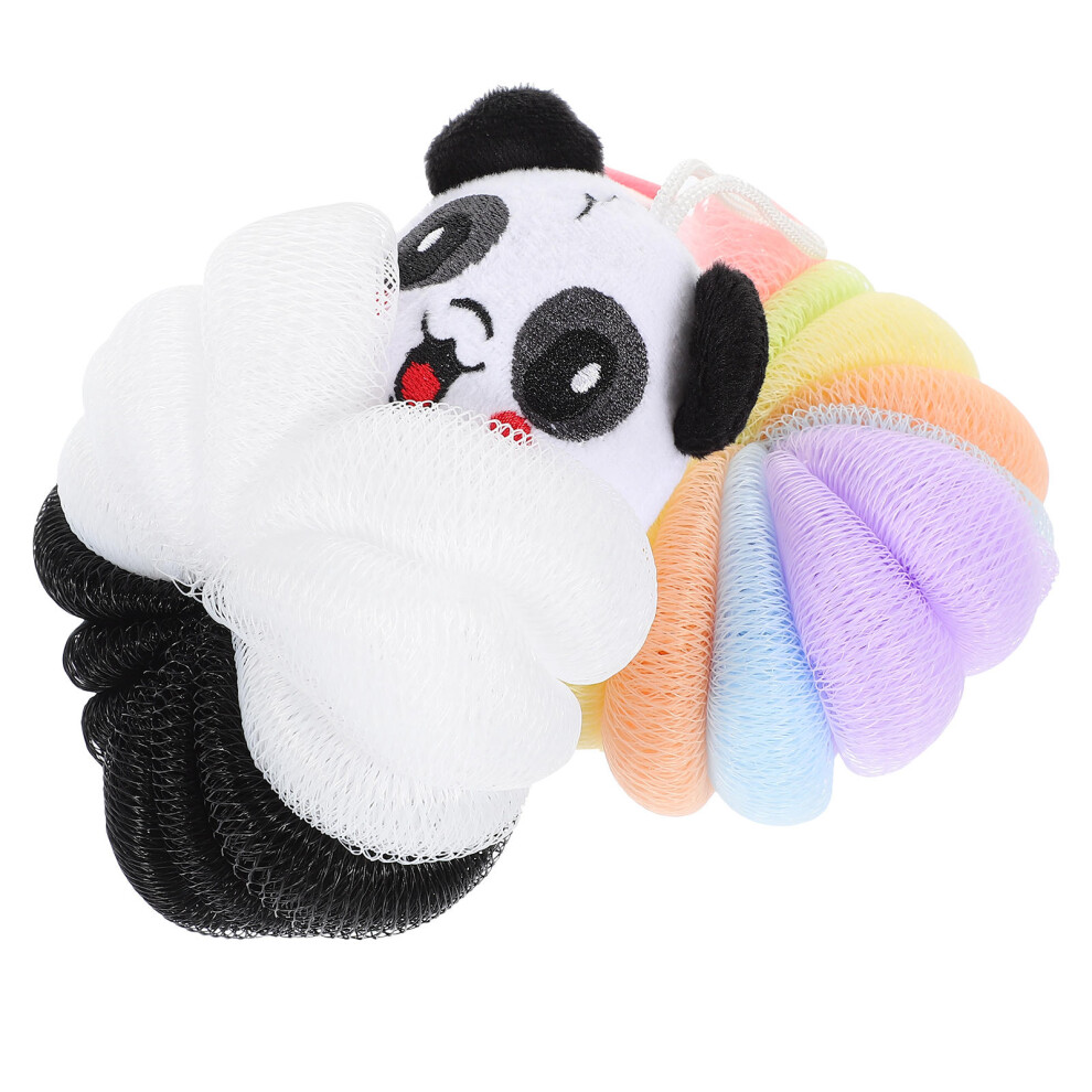 Totority 6Pcs Durable Pe Shower Loofah Body Exfoliating Bath Sponge Assorted