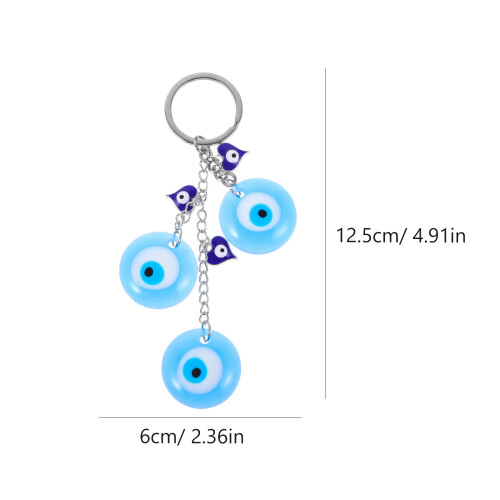 Langlebiger Evil Eye Bag Keychain Kunststoff Metall 2