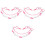 3Ud Decorativa Acrílico Rosa Para Estilo Punk Doble 8