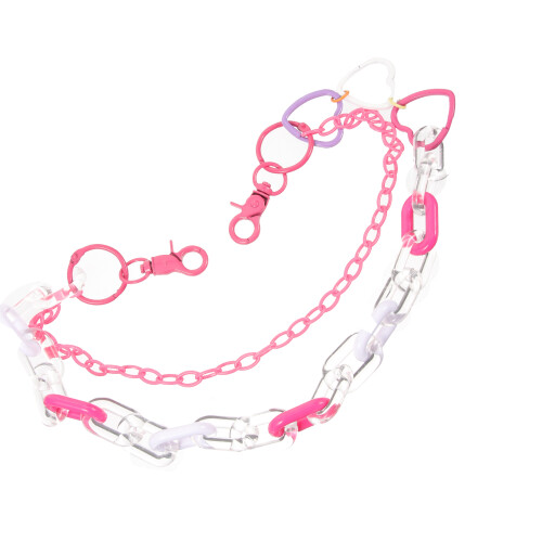 3Ud Decorativa Acrílico Rosa Para Estilo Punk Doble 1