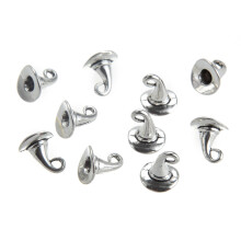 40Stk DIY Charm Anhänger Silber Legierung Schmuck Zum Selbermachen