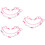 3Ud Decorativa Acrílico Rosa Para Estilo Punk Doble 6