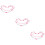 3Ud Decorativa Acrílico Rosa Para Estilo Punk Doble 4