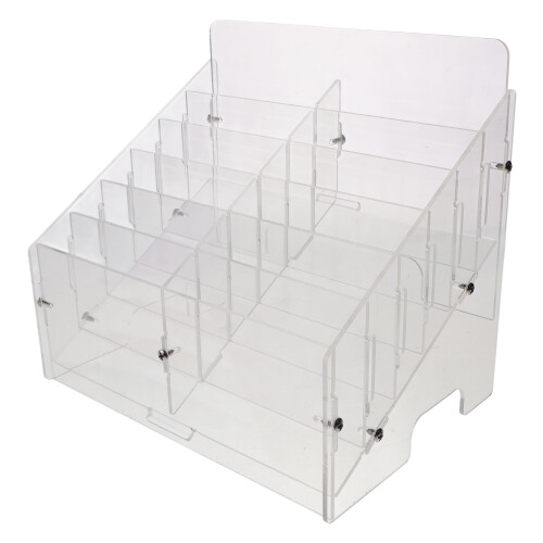 2Stk Multi- Telefon Organizer Transparent Für Büro Gebrauch 2