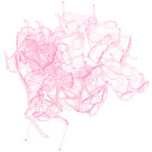 300Stk Plastik Puppen Sonnenbrillen Rosa Niedliche Dekorative Brillen
