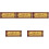 5Ud Decorativas De Puerta Árabe En Acrílico Multicolor 5
