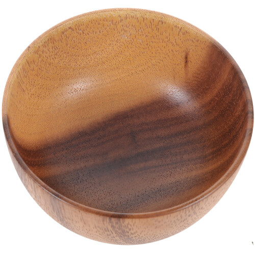 2Ud Ensaladeras De Madera Grande Resistente Con Superficie Lisa 2