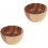 2Ud Ensaladeras De Madera Grande Resistente Con Superficie Lisa 5