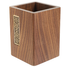 2Stk Holz Stifteköcher Robust Für Und Schreibtisch