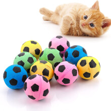 Purrfect Play Companion, skumfodbolde til kattelegetøj til interaktiv sjov, sikkert med blødt lys, giftfrit, støjfrit design til daglig berigelse.