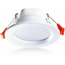 3CCT justerbar innfelt LED-downlight, 100 graders strålevinkel, god varmespredning, for bad, kjøkken, kjellere, hager, ganger, verandaer, balkonger