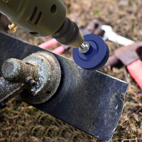 Professional Sharpening Tool, Lawn Mower Blade Sharpener With Corundum Material For Strong Durability, Easy Quick Sharpening, Universal Power Drill 2