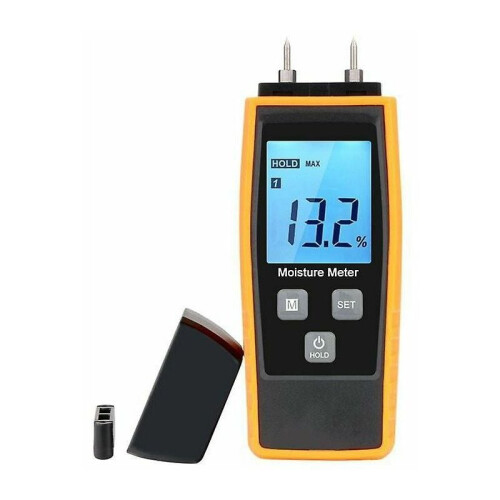 Leakage Meter for Wide Application for Materials, Pin-Type Water Leak Detector with Automatic Temperature Compensation