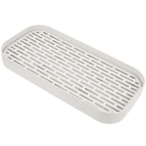 5Ud Doble Capa Blanca Para Platos Y Utensilios