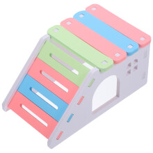2Stk Hamsterspielhaus Aus PVC Mit Kletterleiter Und Rückzugsort