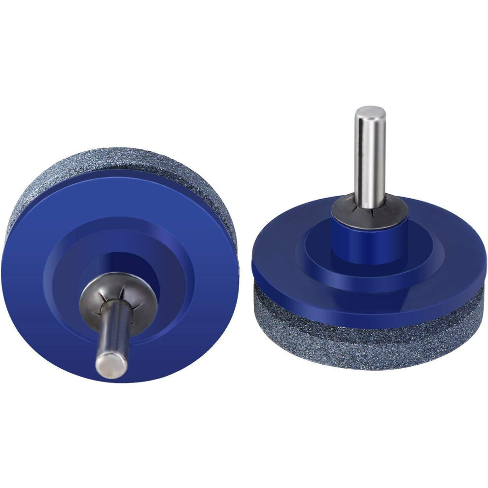 Lawn Mower Blade Sharpener, Universal Power Drill Compatibility For Seamless Sharpening, Corundum Material Provides Strong Durability, Professional 9358999341002