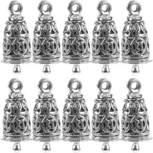 40Stk Silber Zinklegierung Bell Charms Für DIY Schmuckherstellung