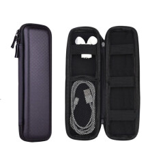 2Stk Handgeschriebene Stiftbox Schwarz PU Leicht USB Kopfhörer