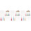 90Sets Acryl Lesezeichen Mit Quasten, Blanko Selbstgestalten 6
