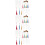 90Sets Acryl Lesezeichen Mit Quasten, Blanko Selbstgestalten 10
