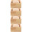 4Stk - Schmuckkasten Massivem Holz Mit Samtfutter 9