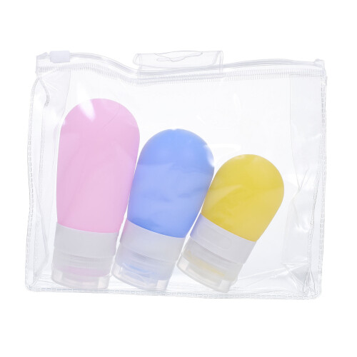 3Sets Leichte Reise Lotion Dispenser Squeezable Shampoo Container