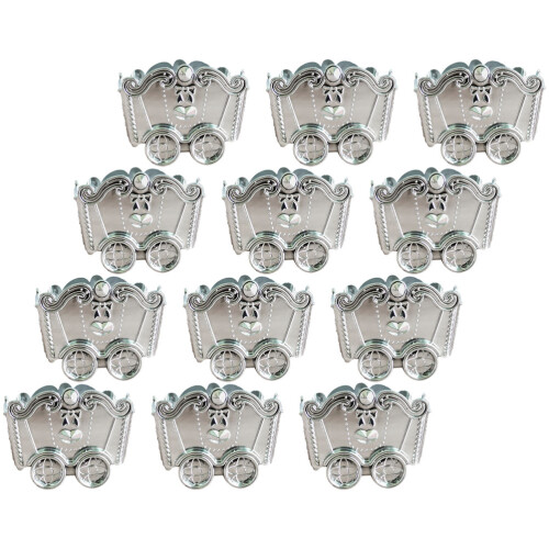 48Stk Mining Car Candy Container Silber Hochzeit 2