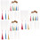 90Sets Acryl Lesezeichen Mit Quasten, Blanko Selbstgestalten 9