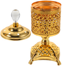 3Stk Goldener Metall Räuchergefäßhalter, Und