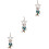 3Ud Pendant Atrapasueños Multicolor Para Decorar Hogar 5